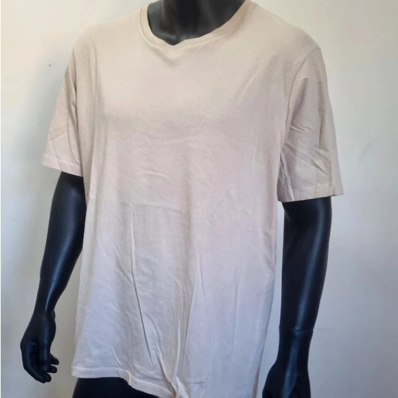 Men's Cream T-Shirt - Picture 1 of 1